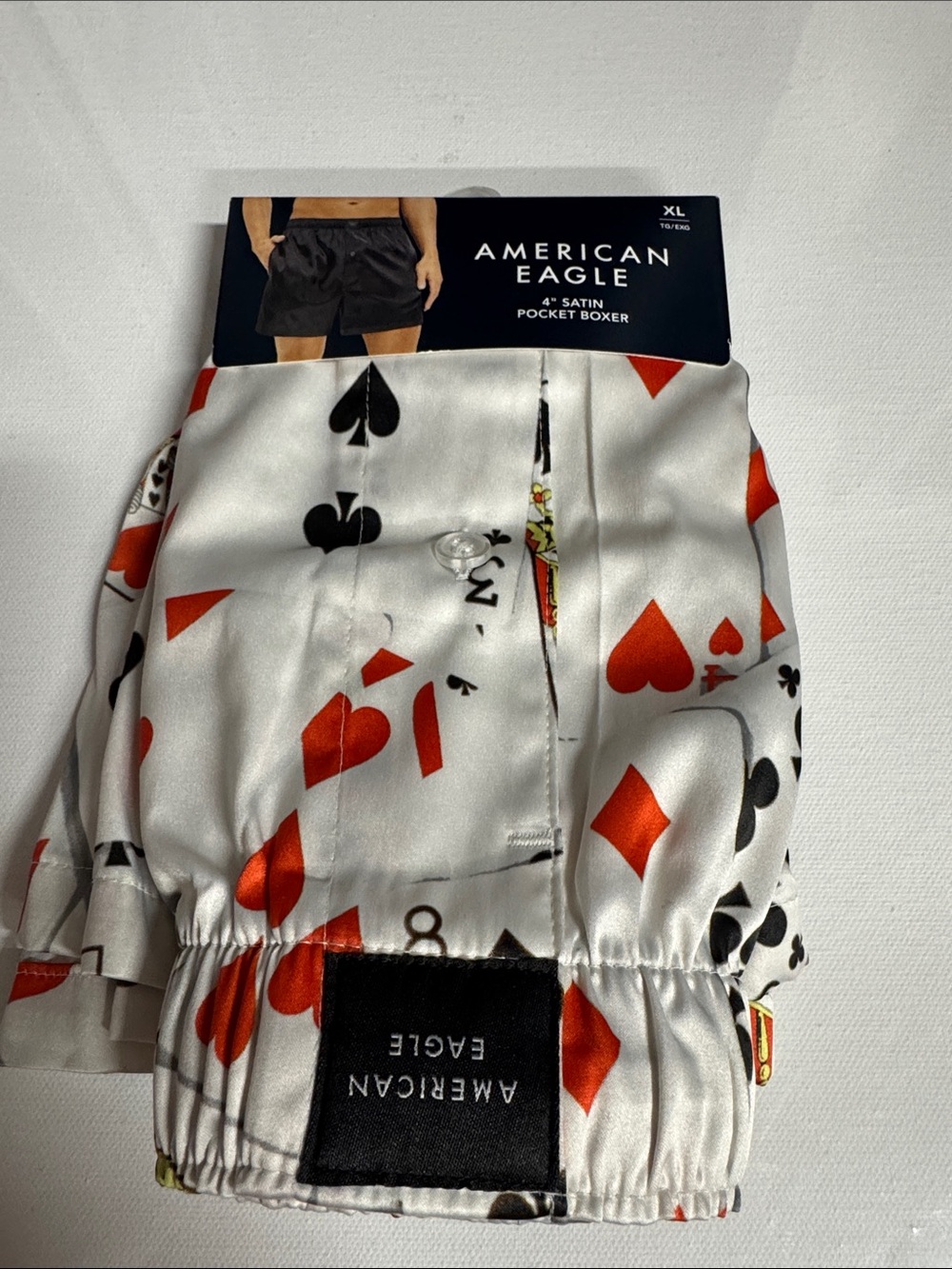 Satin Boxers Mens XL American Eagle Pocket